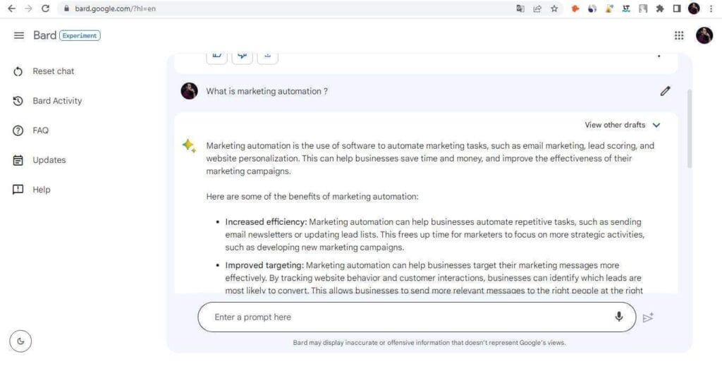 ces tools ia sont faits pour les marketeurs top 10 alternatives a chatgpt 1 Google Bard un générateur de texte IA développé par Google.