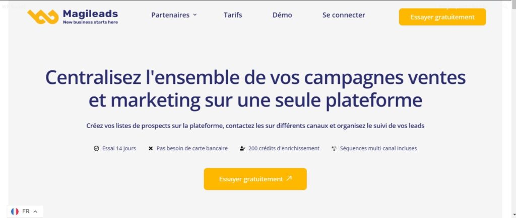 Magileads V0.3 1 Accéder à votre compte Magileads