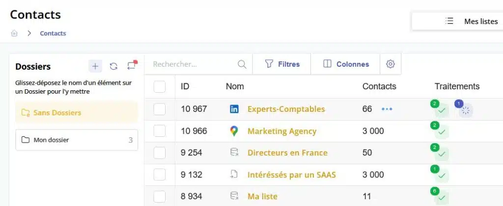Comment créer une liste de contact à partir de Google Maps dans Magileads Contacts Magileads