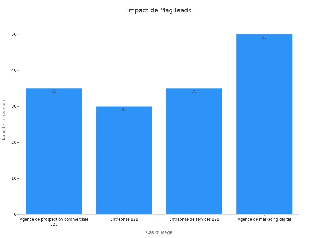 Exemple Magileads sur l'accompagnement experts