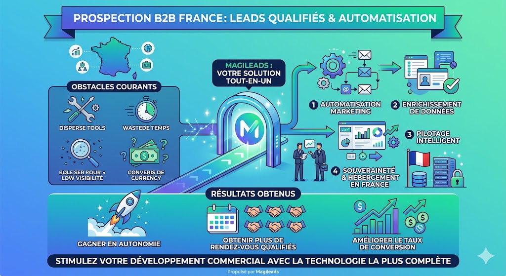 Un écosystème avant-gardiste au service de votre prospection B2B France