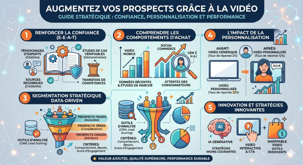 infographie Augmentez vos prospects grâce à la vidéo